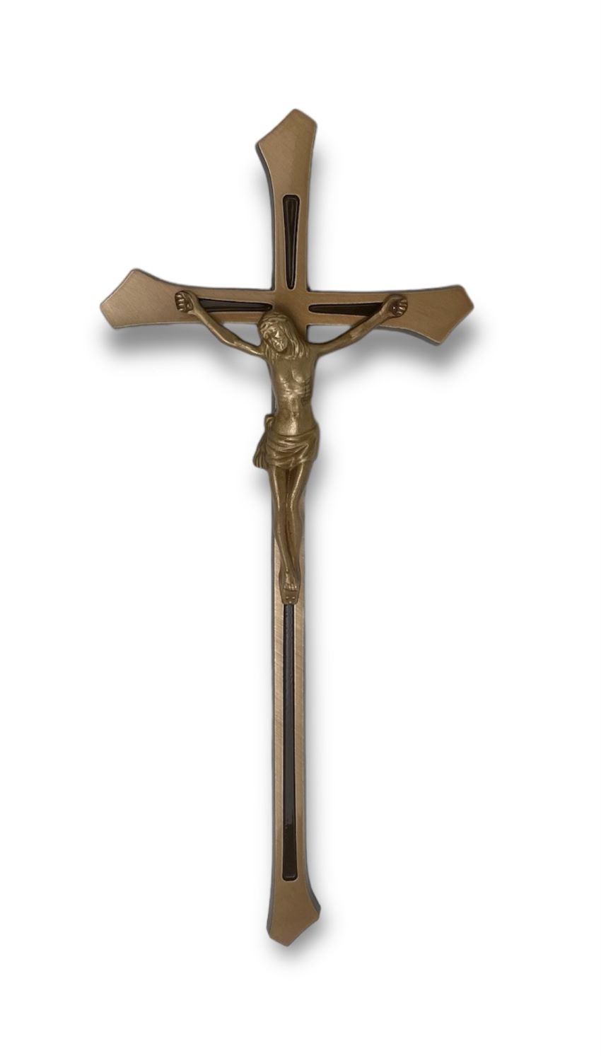 Krzyż ROMANO F7 maltański 45cm brąz