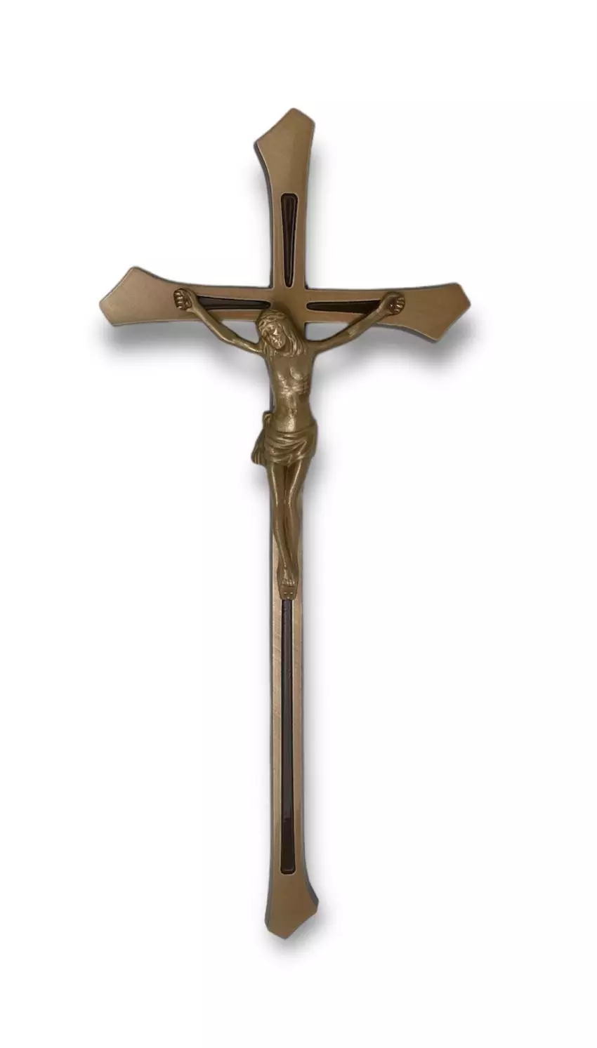 Krzyż ROMANO F7 maltański 45cm brąz