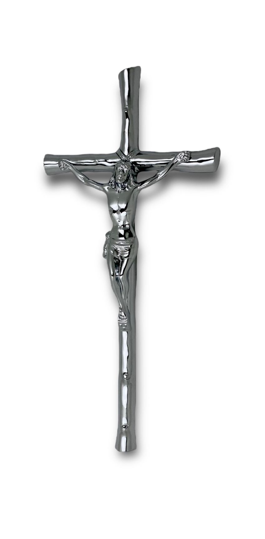 Krzyż ROMANO F71 CHROM drzewko z pasyjką 45cm