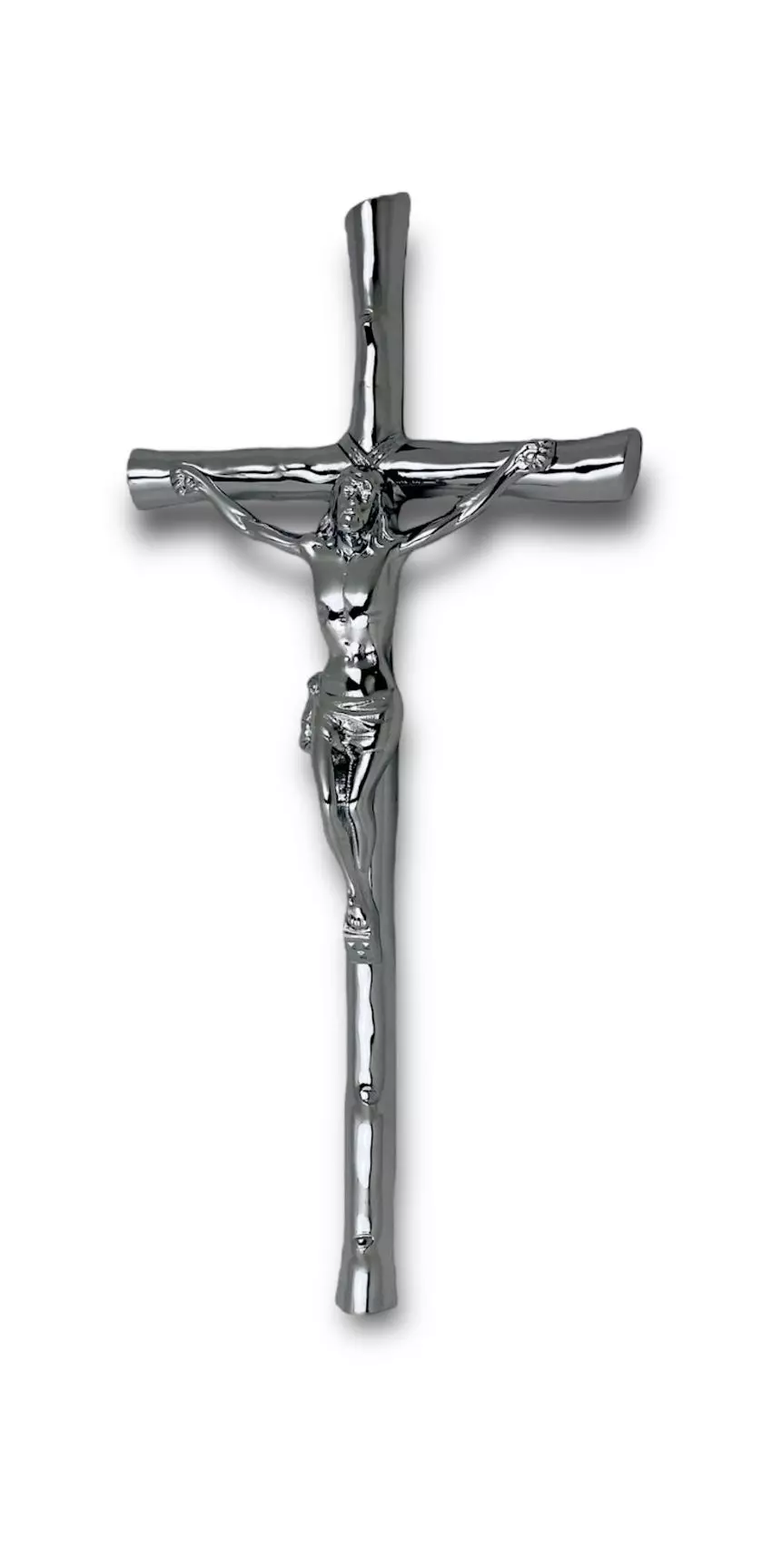 Krzyż ROMANO F71 CHROM drzewko z pasyjką 45cm
