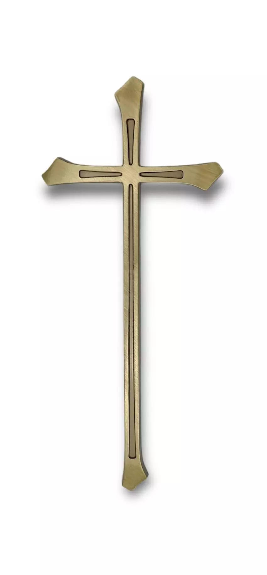 Krzyż Romano (maltański) F9 jasne złoto 44cm