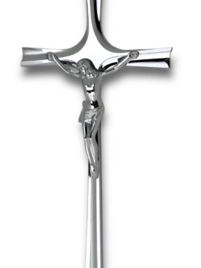 Krzyż ROMANO F13 CHROM z pasyjką 50CM