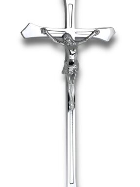 Krzyż ROMANO CHROM z pasyjką 45cm