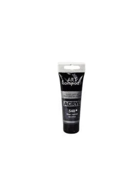 Farba akrylowa KOMPOZIT ART 75ml Czarna 540