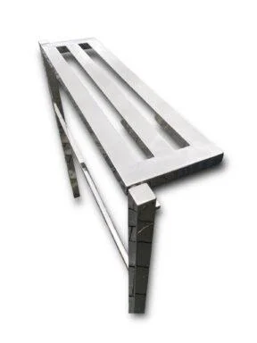 ŁAWKA ZE STALI NIERDZEWNEJ 85CM