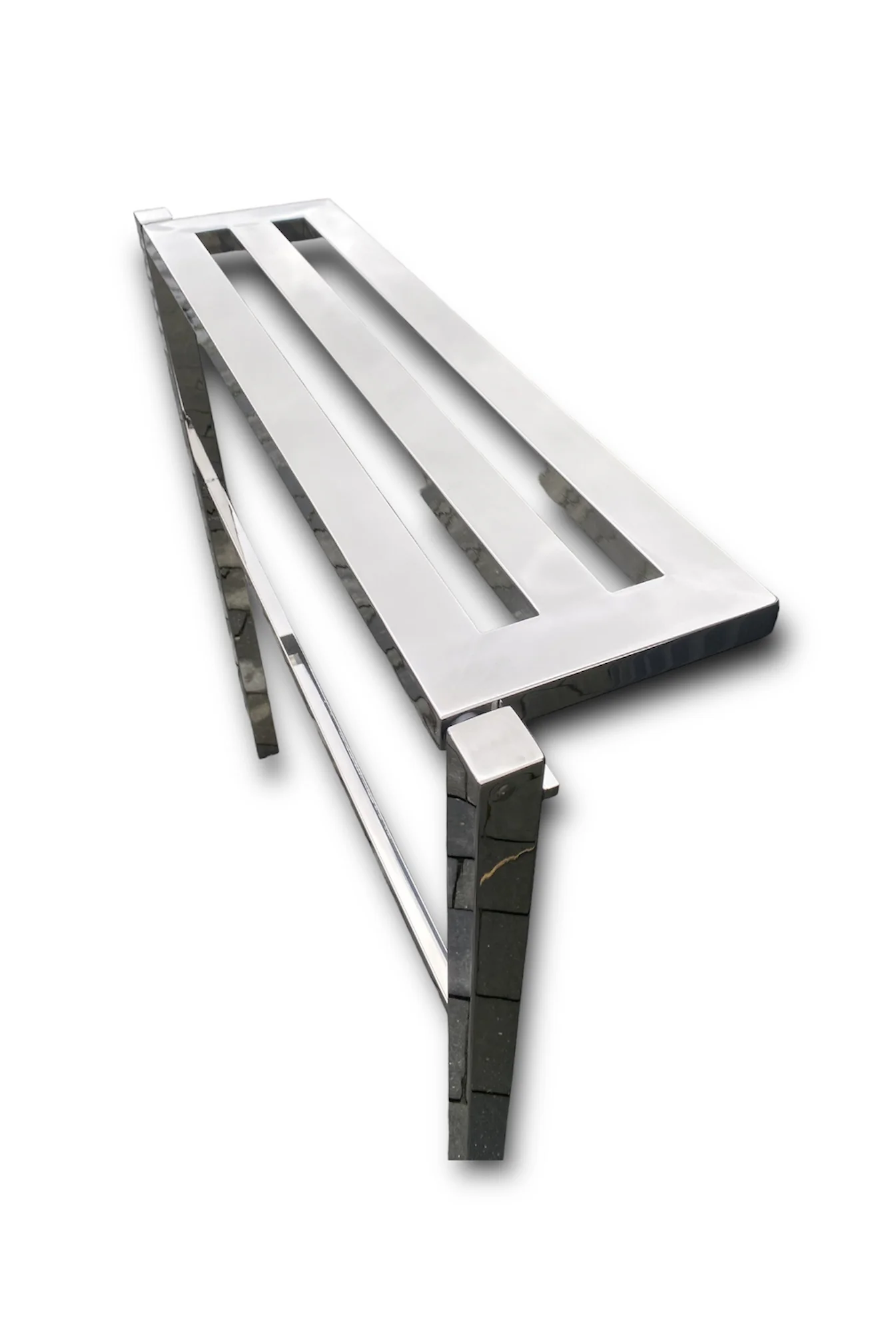 ŁAWKA ZE STALI NIERDZEWNEJ 85CM