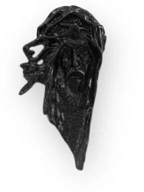 GŁOWA CHRYSTUSA CZARNA