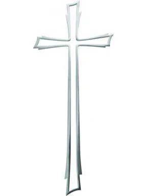 KRZYŻ KW9 wiszący z blachy