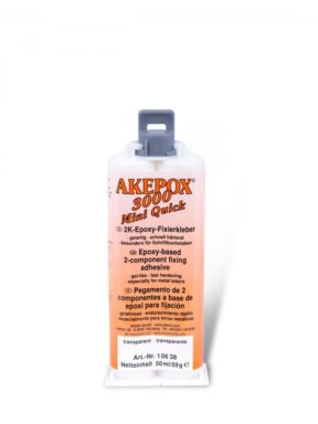 Akepox 1:1 klej epoksydowy do liter mosiężnych 50ml