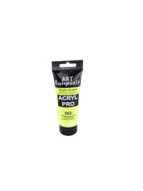 Farba akrylowa KOMPOZIT ART 75ml neonowa żółta 552
