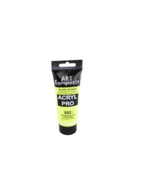 Farba akrylowa KOMPOZIT ART 75ml neonowa żółta 552