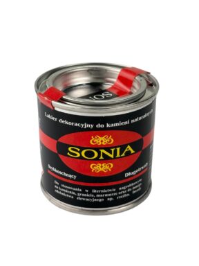 Lakier dekoracyjny do kamieni naturalnych SONIA czarny