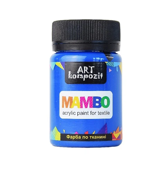 Farba akrylowa do tkanin KOMPOZIT ART MAMBO niebieska 50ml
