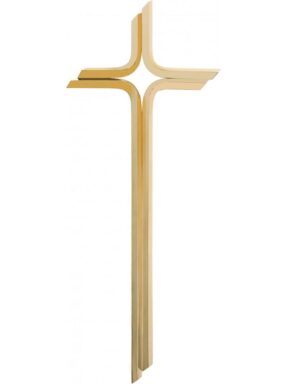KRZYŻ PRZESTRZENNY KP5/Z WISZĄCY 50CM ZŁOTY