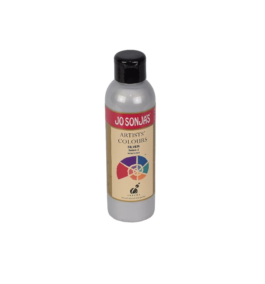 FARBA AKRYLOWA DO KAMIENIA JO SONJA'S 250ML srebrna