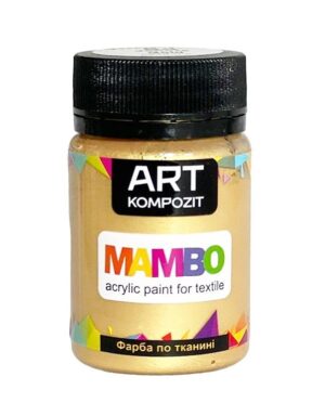 Farba akrylowa do tkanin KOMPOZIT ART MAMBO złota 50ml