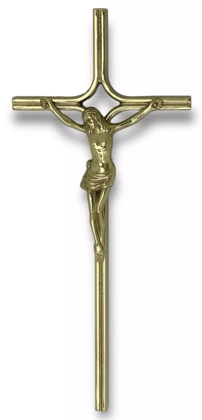 Krzyż romano F24 jasne złoto 40cm