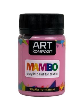 Farba akrylowa do tkanin KOMPOZIT ART MAMBO różowa 50ml