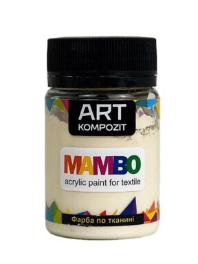 Farba akrylowa do tkanin KOMPOZIT ART MAMBO beżowa 50ml