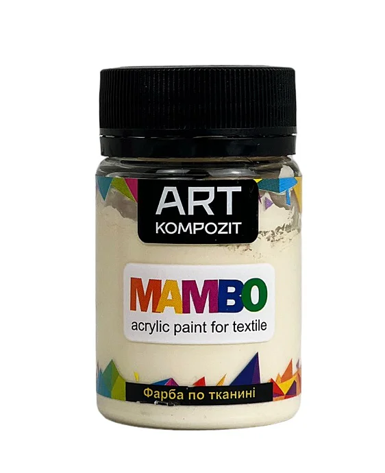 Farba akrylowa do tkanin KOMPOZIT ART MAMBO beżowa 50ml