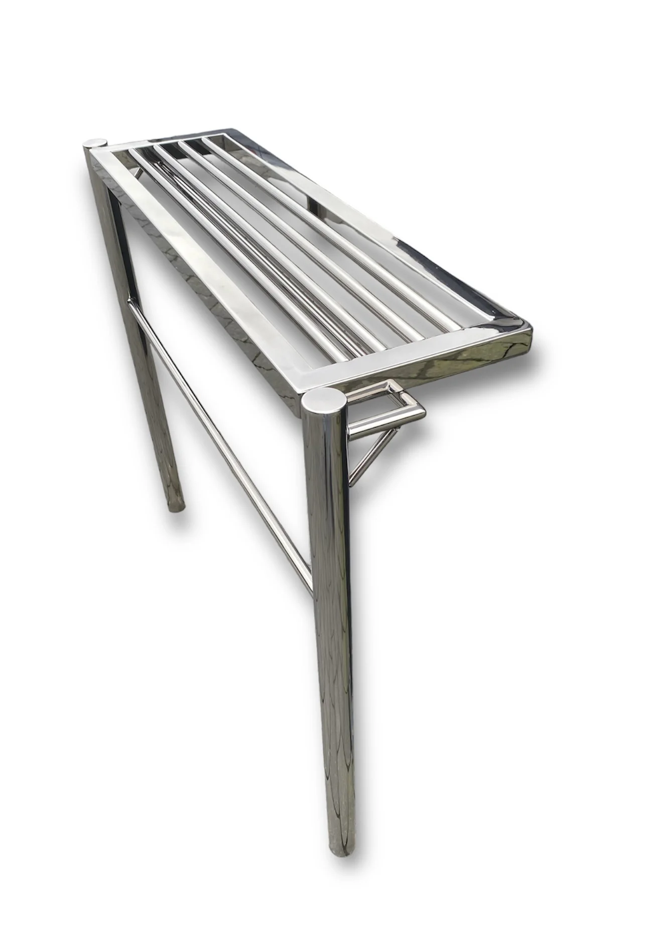 Ławka składana ze stali nierdzewnej rurkowa
