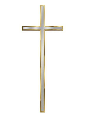 KRZYŻ PŁASKI ZE STALI NIERDZEWNEJ KW17/Z