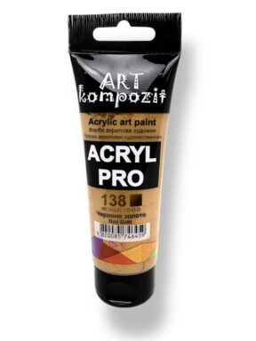 Farba akrylowa Kompozit Art 75ml ciemne ciepłe złoto 138