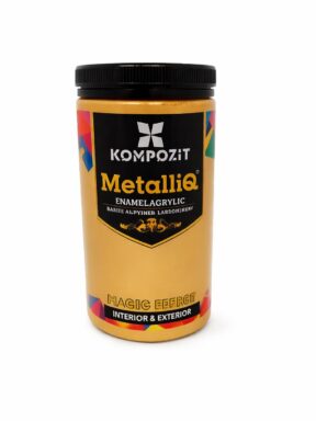 Farba akrylowa do kamienia METALLIQ Kompozit 0,9kg Złota