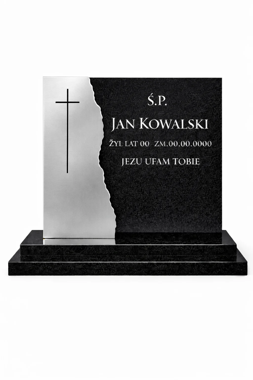 TABLICA NA PŁYTĘ SREBRNA